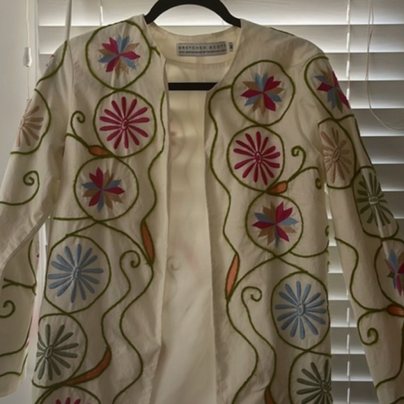 Gretchen Scott linen jacket - Size Medium - Perfect for summer! - Picture 1 of 5